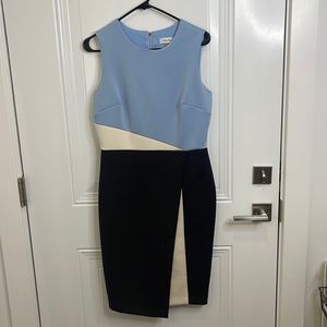 Blue and Black Dress - Calvin Klein - 8